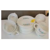 23 PC FIRE KING "BONNIE BLUE" CUPS AND SAUCERS 23 PC FIRE KING "BONNIE BLUE" CUPS AND SAUCERS