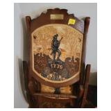 BICENTENNIAL FOLDING SEWING ROCKER BICENTENNIAL FOLDING SEWING ROCKER