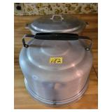 ALUMINUM ROASTING POT AND ALUMINUM CAKE ALUMINUM ROASTING POT AND ALUMINUM CAKE