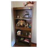 BOOKCASE W/CONTENTS: HOME D�COR ITEMS - BOOKCASE W/CONTENTS: HOME D�COR ITEMS -