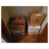 CONTENTS OF HALL CLOSET:  CHRISTMAS ITEMS, ETC. CONTENTS OF HALL CLOSET:  CHRISTMAS ITEMS, ETC.