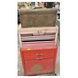 ROLL AROUND DOUBLE STACK TOOL BOX AND ROLL AROUND DOUBLE STACK TOOL BOX AND