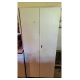 2 DOOR STORAGE CABINET WITH PERCOLATORS, ETC. 2 DOOR STORAGE CABINET WITH PERCOLATORS, ETC.