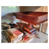 CEDAR FRUIT BOWL, CUTTING BOARDS, ALUMINUM CEDAR FRUIT BOWL, CUTTING BOARDS, ALUMINUM