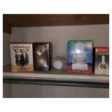 CONTENTS OF CLOSET: SUITCASES, CHRISTMAS D�COR, CONTENTS OF CLOSET: SUITCASES, CHRISTMAS D�COR,