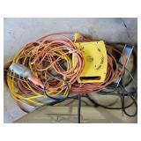 EXTENSION CORDS, TROUBLE LIGHT, CORD REEL, ETC. EXTENSION CORDS, TROUBLE LIGHT, CORD REEL, ETC.