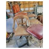 GROUPING OF CHAIRS AND STOOLS: 1970 GROUPING OF CHAIRS AND STOOLS: 1970