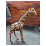 25 INCH GIRAFFE STATUE WITH LEATHER EARS 25 INCH GIRAFFE STATUE WITH LEATHER EARS