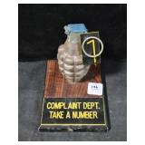 PINEAPPLE GRENADE M223 COMPLAINT DEPARTMENT PINEAPPLE GRENADE M223 COMPLAINT DEPARTMENT