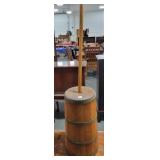 CEDAR BUTTER CHURN WITH LID AND DASHER CEDAR BUTTER CHURN WITH LID AND DASHER