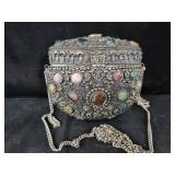 METAL AND POLISHED STONE LADIES BAG METAL AND POLISHED STONE LADIES BAG