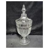 11 INCH CRYSTAL COVERED COMPOTE 11 INCH CRYSTAL COVERED COMPOTE