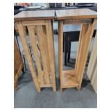 PAIR OF MISSION STYLE FERN STANDS - PAIR OF MISSION STYLE FERN STANDS -