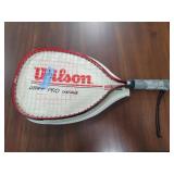 WILSON RACKET BALL RACKET W/COVER WILSON RACKET BALL RACKET W/COVER