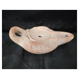 TERRA COTTA BETTY LAMP TERRA COTTA BETTY LAMP
