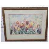 "SPRING RAINBOW" BY CAROLYN GASS PRINT, SIGNED "SPRING RAINBOW" BY CAROLYN GASS PRINT, SIGNED