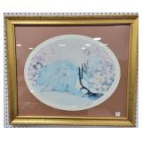 "LA BELLE ROSE" BY LOUIS ICART PRINT - FRAMED "LA BELLE ROSE" BY LOUIS ICART PRINT - FRAMED
