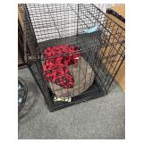 MEDIUM SIZE DOG CRATE W/DOGGIE BED MEDIUM SIZE DOG CRATE W/DOGGIE BED