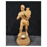 13" SPELTER CAVALIER STATUE 13" SPELTER CAVALIER STATUE