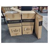 STAKMORE FOLDING WOOD TABLE AND STAKMORE FOLDING WOOD TABLE AND