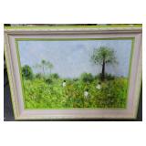 CHILDREN PLAYING BY LIPSCOMB - OIL ON CANVAS - CHILDREN PLAYING BY LIPSCOMB - OIL ON CANVAS -
