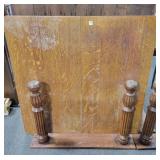 ANTIQUE OAK DINING TABLE - NEEDS REFINISHING ANTIQUE OAK DINING TABLE - NEEDS REFINISHING