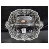 8 INCH FOSTORIA "NAVARRE" DIVIDED RELISH DISH 8 INCH FOSTORIA "NAVARRE" DIVIDED RELISH DISH
