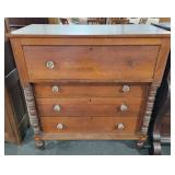 4 DRAWER LINEN PRESS - CIRCA 1880 4 DRAWER LINEN PRESS - CIRCA 1880
