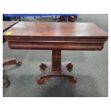 EMPIRE MAHOGANY GAME TABLE 37 IN X 18 IN EMPIRE MAHOGANY GAME TABLE 37 IN X 18 IN
