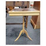 SMALL GLASS TOP GAME TABLE WITH SMALL GLASS TOP GAME TABLE WITH