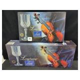 10 LONGCHAMP CRYSTAL WINE GLASSES 10 LONGCHAMP CRYSTAL WINE GLASSES