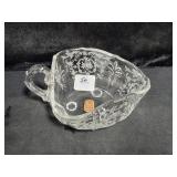 FOSTORIA "NAVARRE" CRYSTAL NAPPY FOSTORIA "NAVARRE" CRYSTAL NAPPY