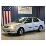 2005 Toyota COROLLA 2005 Toyota COROLLA