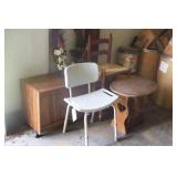 TABLE, STOOL, CABINET, CHAIR, WREATH