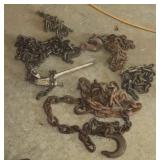 PAIL WITH SHART CHAINS