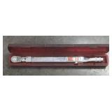 SNAP ON 1/2" DRIVE TORQUE WRENCH