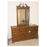 DOUBLE DRESSER WITH MIRROR