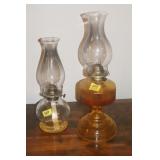 2 OIL LAMPS