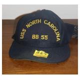 USS NORTH CAROLINA NAVY BALLCAP