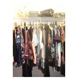 LADIES CLOTHING & SHOES IN CLOSET