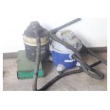 2 SHOP VACS AND CAMPING STOVE