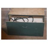 SINGLE DRAWER CHEST, EXT CORD & JUMPER CABLES