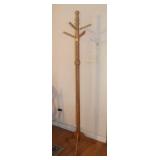 OAK COAT RACK