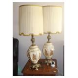 PAIR OF TABLE LAMPS