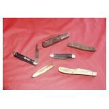 6 POCKET KNIVES
