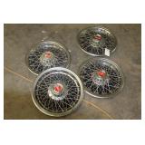 SET OF (4) WHEEL COVERS