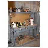 WORK BENCH WITH CONTENTS