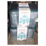 2 NEW 44 PACK PLASTIC CONTAINERS