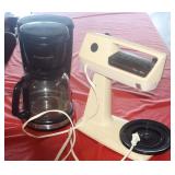 BAKING PANS, MIXER, COFFEE MAKER ETC