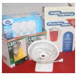 FAN, FLOOD LIGHTS, BLENDER ETC